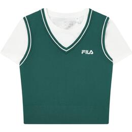 Fila: Зелёная футболка 