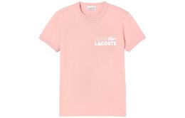 Lacoste: Розовая футболка 