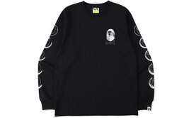 A BATHING APE: Чёрная футболка 