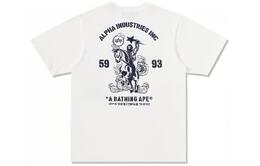 A BATHING APE: Белая футболка 