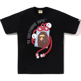 A BATHING APE: Чёрная футболка 