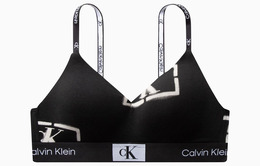 Calvin Klein: Чёрный бюстгальтер 