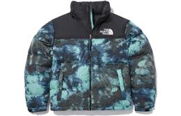 The North Face: Голубой пуховик 