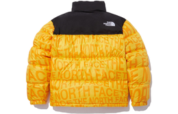 The North Face: Жёлтый пуховик 