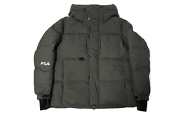 Fila: Серый пуховик 