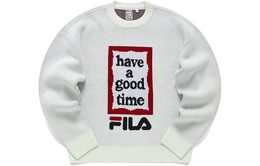 Fila: Белый свитер 