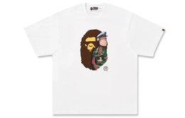 A BATHING APE: Белая футболка 