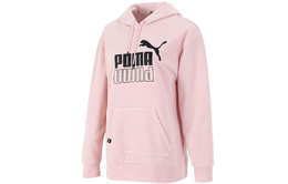 PUMA: Розовый свитшот 