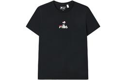 Fila: Чёрная футболка 