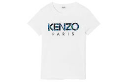 Kenzo: Белая футболка 