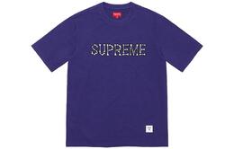 Supreme: Коричневая футболка 