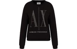 Armani Exchange: Чёрная толстовка 