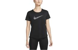 Nike: Чёрная майка  Dri-FIT Swoosh