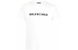 Balenciaga: Белая футболка 