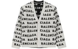 Balenciaga: Белый кардиган 