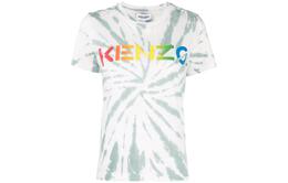 Kenzo: Зелёная футболка 