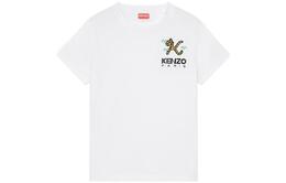 Kenzo: Белая футболка 