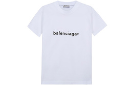 Balenciaga: Белая футболка 