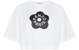 Kenzo: Белая футболка 