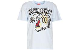 Kenzo: Белая футболка 