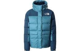 The North Face: Голубой пуховик 