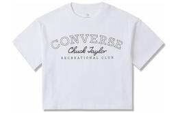 Converse: Белая футболка 