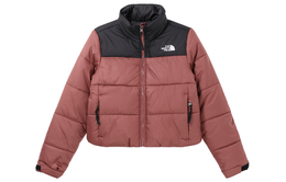 The North Face: Розовый пуховик 