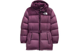 The North Face: Фиолетовый пуховик 