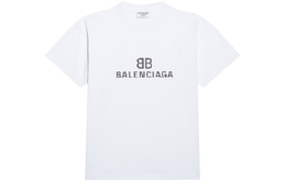 Balenciaga: Белая футболка 