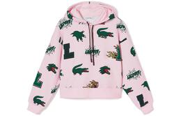 Lacoste: Розовая толстовка 