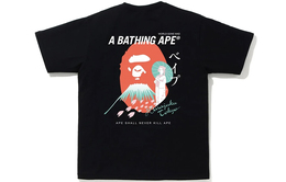 A BATHING APE: Чёрная футболка 