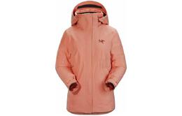 Arcteryx: Бордовый пуховик 