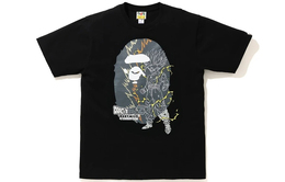 A BATHING APE: Чёрная футболка 