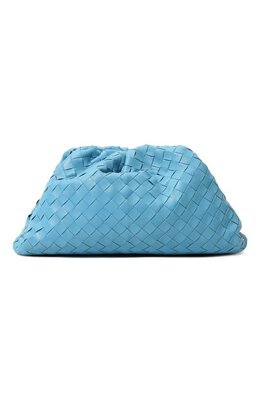 Bottega Veneta: Голубой клатч  Pouch