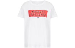 Armani Exchange: Белая футболка 