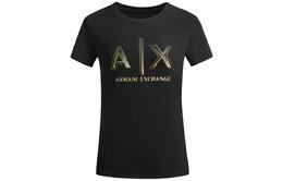 Armani Exchange: Чёрная футболка 