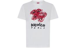 Kenzo: Белая футболка 