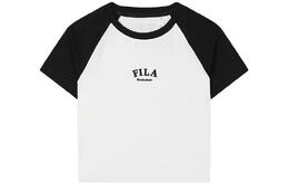 Fila: Чёрная футболка 