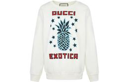 Gucci: Белая толстовка  Exotica