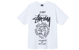 Stussy: Белая футболка 