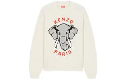 Kenzo: Белый свитер 