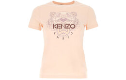 Kenzo: Розовая футболка 