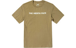 The North Face: Футболка цвета хаки 