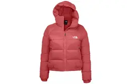 The North Face: Красный пуховик 