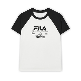 Fila: Чёрная футболка 