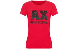 Armani Exchange: Красная футболка 