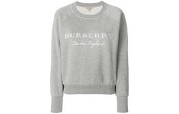 Burberry: Серая толстовка 