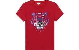 Kenzo: Красная футболка 