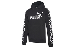 PUMA: Чёрная толстовка 