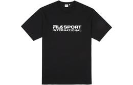 Fila: Чёрная футболка 